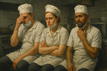 сотрудники кафе