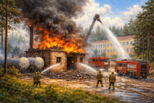 взрыв котла