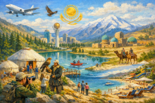 развитие туризма в Казахстане
