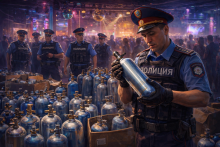 МВД РК, закись азота