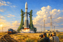 Пуск ракеты 