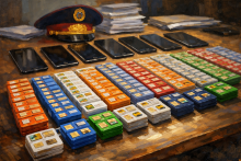 Около 400 SIM-карт изъяли у жительницы Костанайской области по уголовному делу