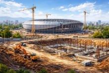 Акимат Шымкента два года не может начать строительство нового стадиона