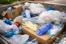 Медотходы обнаружили на мусорной площадке в Усть-Каменогорске