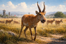 Больные сайгаки 