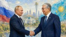 Путин заявил о «весьма острых дискуссиях» с Казахстаном