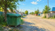 Жамбылская область, Кордайский район, новорождённый ребёнок, мусорный контейнер, ДП Жамбылской области, досудебное расследование, Гвардейский