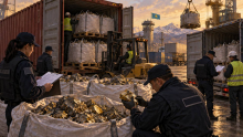 The AFM has uncovered a scheme for the illegal export of gold-bearing ore worth 1.5 billion tenge