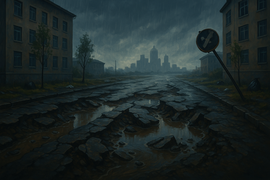 смыло дорогу