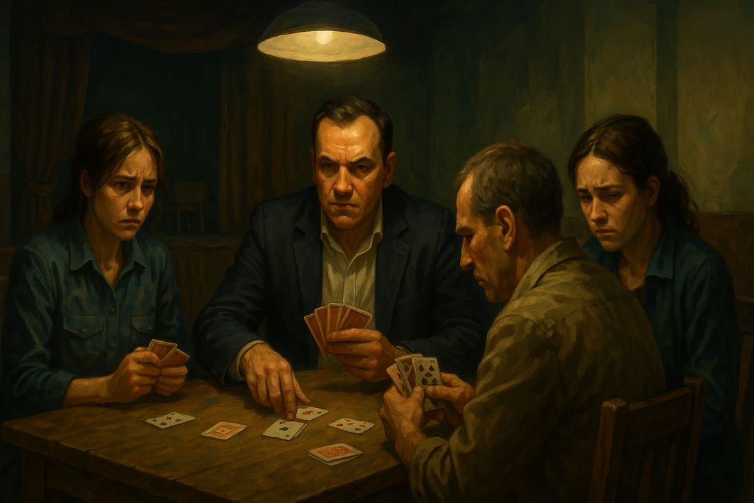 играет в карты