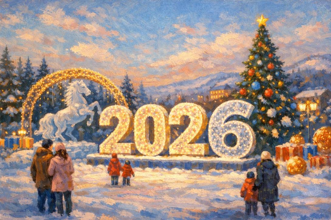 новогодняя инсталляция 