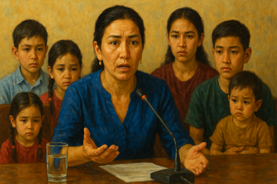 многодетная мать 