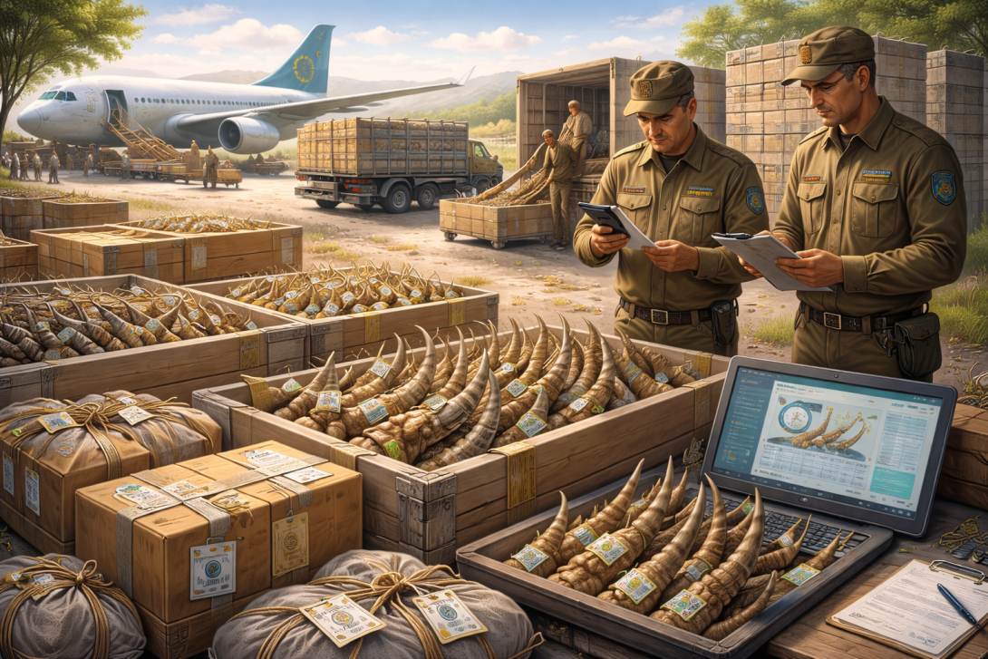 рога сайгака