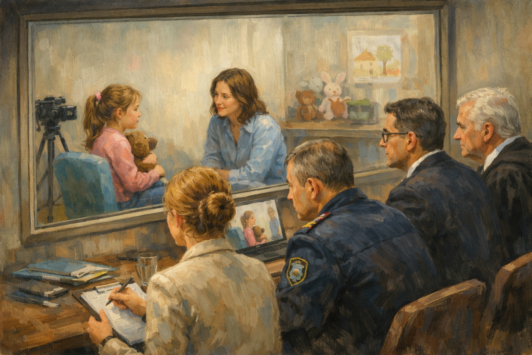 депонировании показаний детей