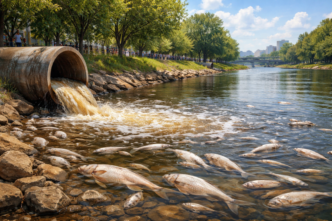 Массовая гибель рыбы