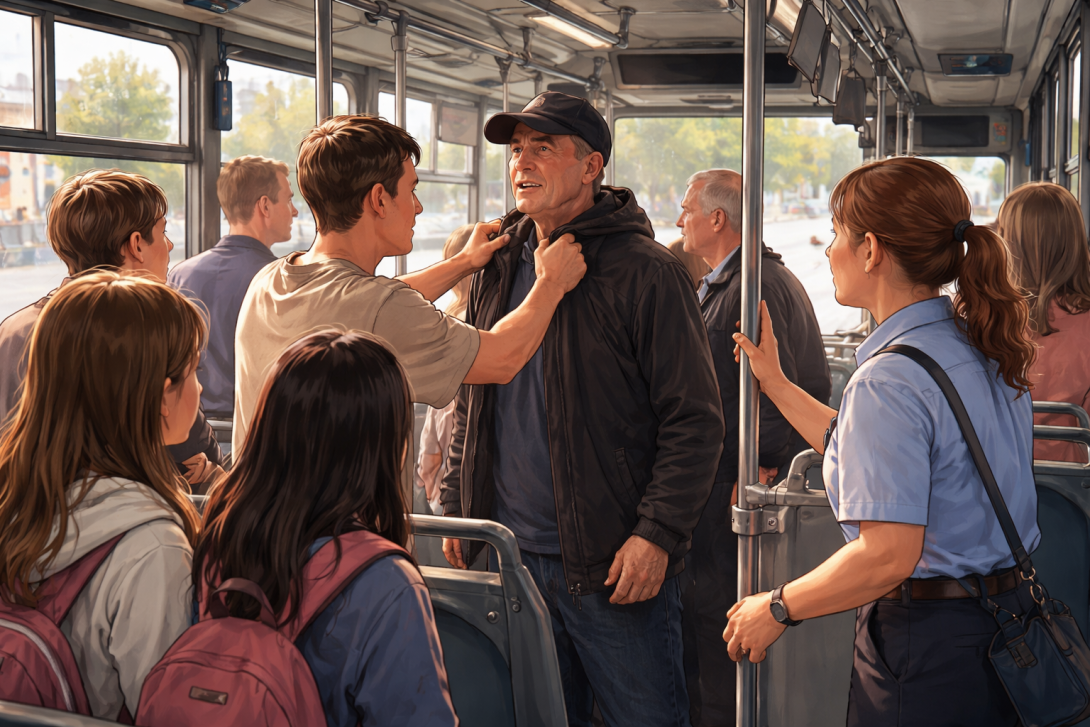 Пассажир в Усть-Каменогорске подозревается в домогательствах к несовершеннолетним в автобусе