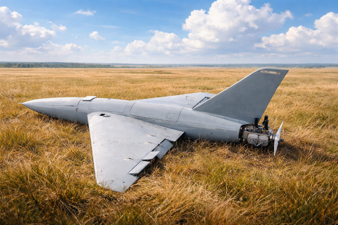 Фрагменты беспилотника обнаружили в ЗКО