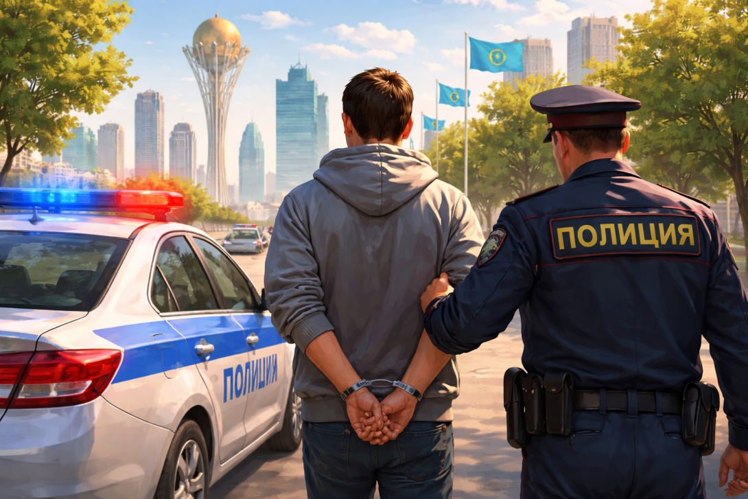 Полиция Астаны задержала автора ложной истории о насилии в армии