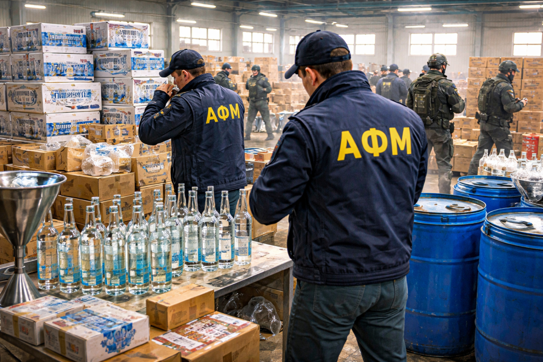 АФМ пресекло работу подпольного алкогольного цеха в Семее