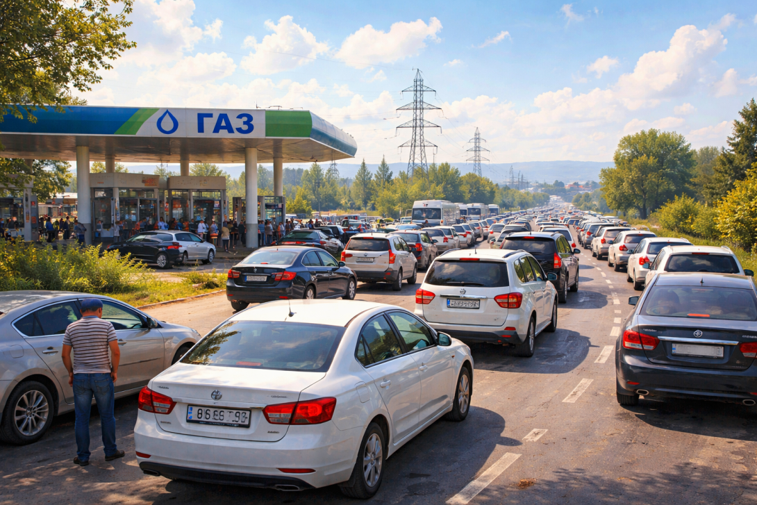 Жители Шымкента стоят в многочасовых очередях из-за дефицита газа