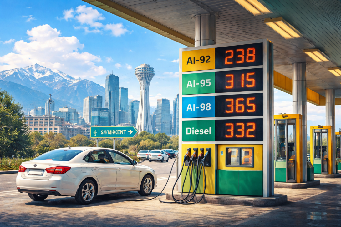 Цены на бензин в Казахстане различаются между мегаполисами после моратория