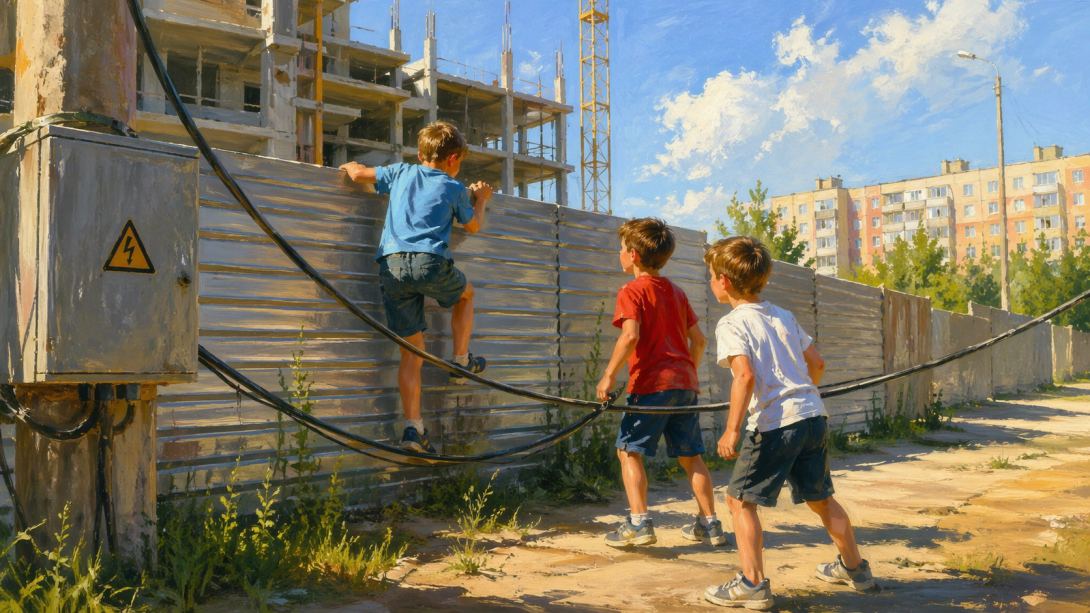 Дети пострадали от удара током в Темиртау