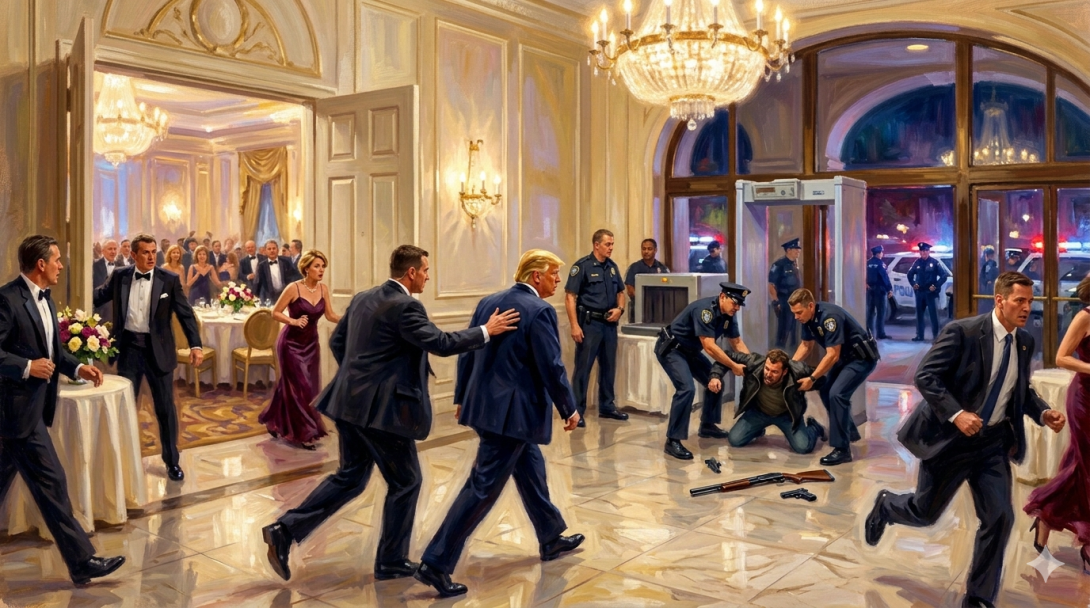 Стрельба произошла на ужине с участием Дональда Трампа в Вашингтоне
