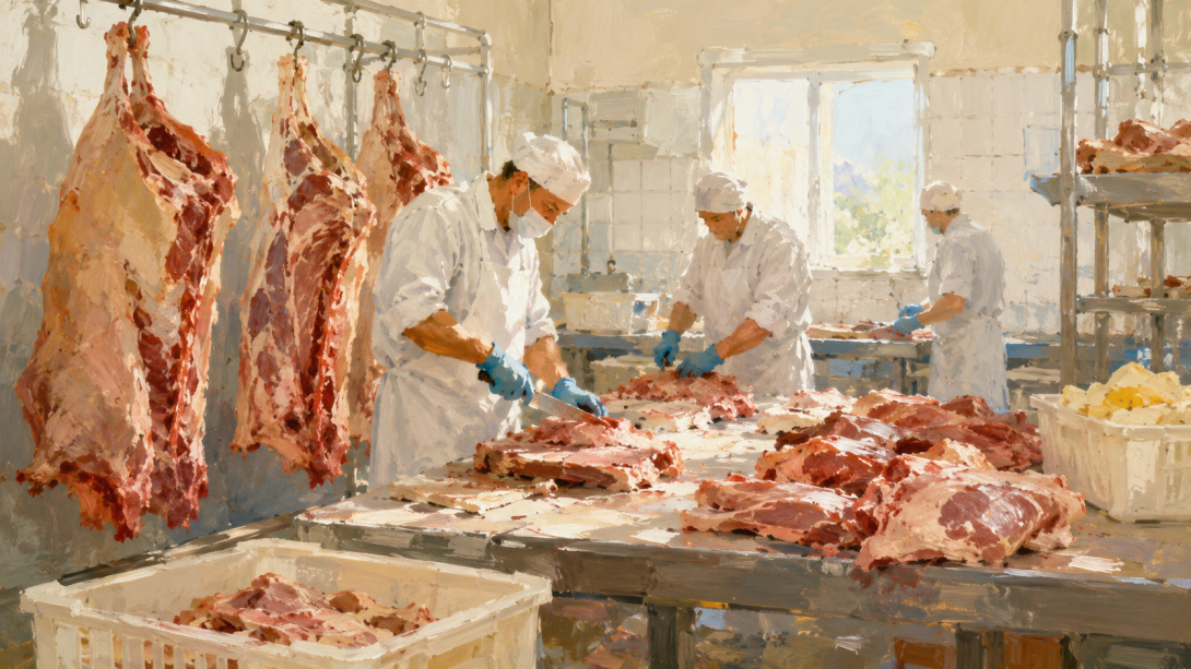 Полиция изъяла более трех тонн мясной продукции неустановленного происхождения в Астане