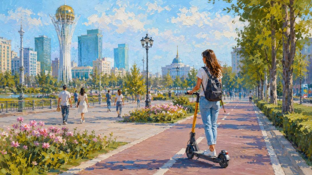 Электросамокаты в Казахстане начали работать по новым правилам