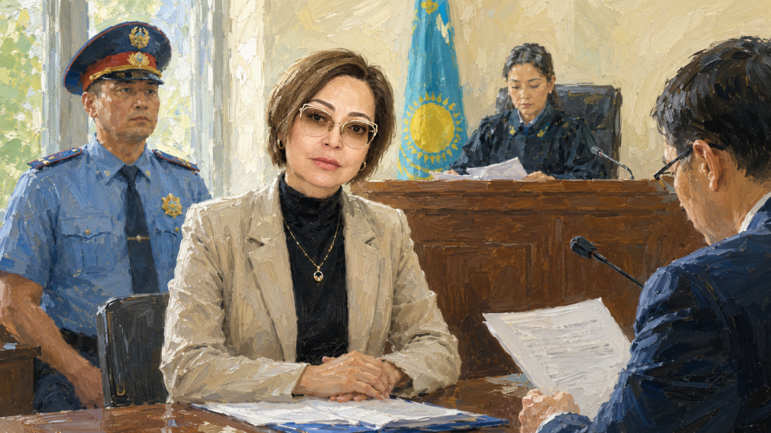 Cуд доставил Гульнар Бажкенову на заседание принудительно