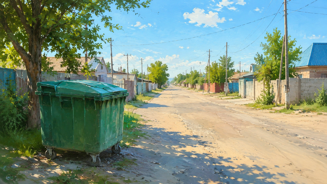 Жамбылская область, Кордайский район, новорождённый ребёнок, мусорный контейнер, ДП Жамбылской области, досудебное расследование, Гвардейский