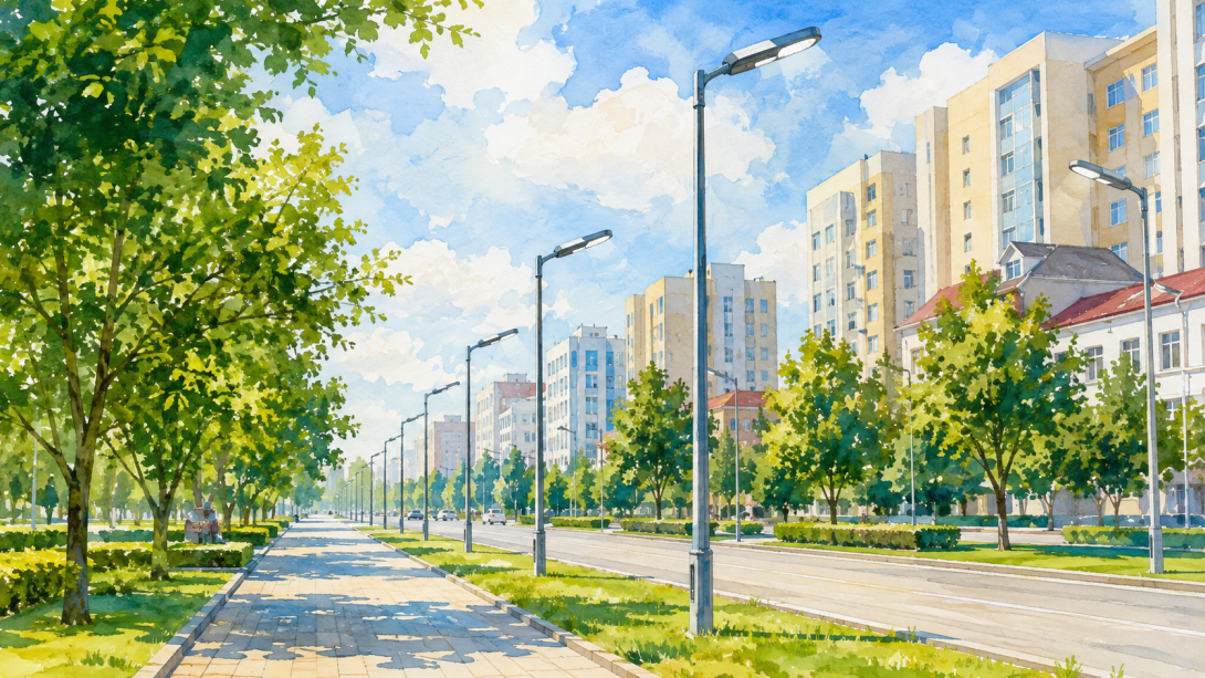 Кокшетау, Акмолинская область, прокуратура, 126 млн тенге, бюджетные средства, завышение стоимости, освещение улиц