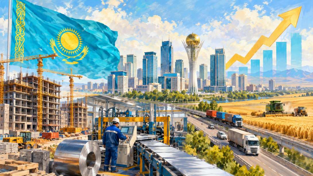 Несырьевой сектор обеспечил 80,5% роста ВВП Казахстана
